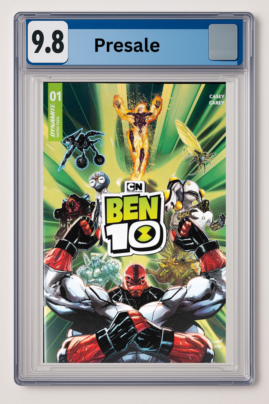 Ben 10 #1 — CGC 9.8 Presale — 1st Print — Cover A — Robert Carey