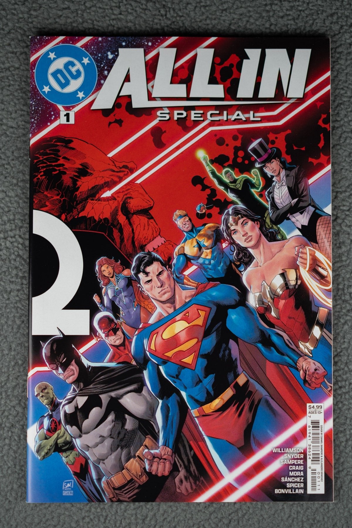 DC ALL IN Special 1 – Daniel Sampere – Cover A – First Printing | Meyer’s Parrot Comics