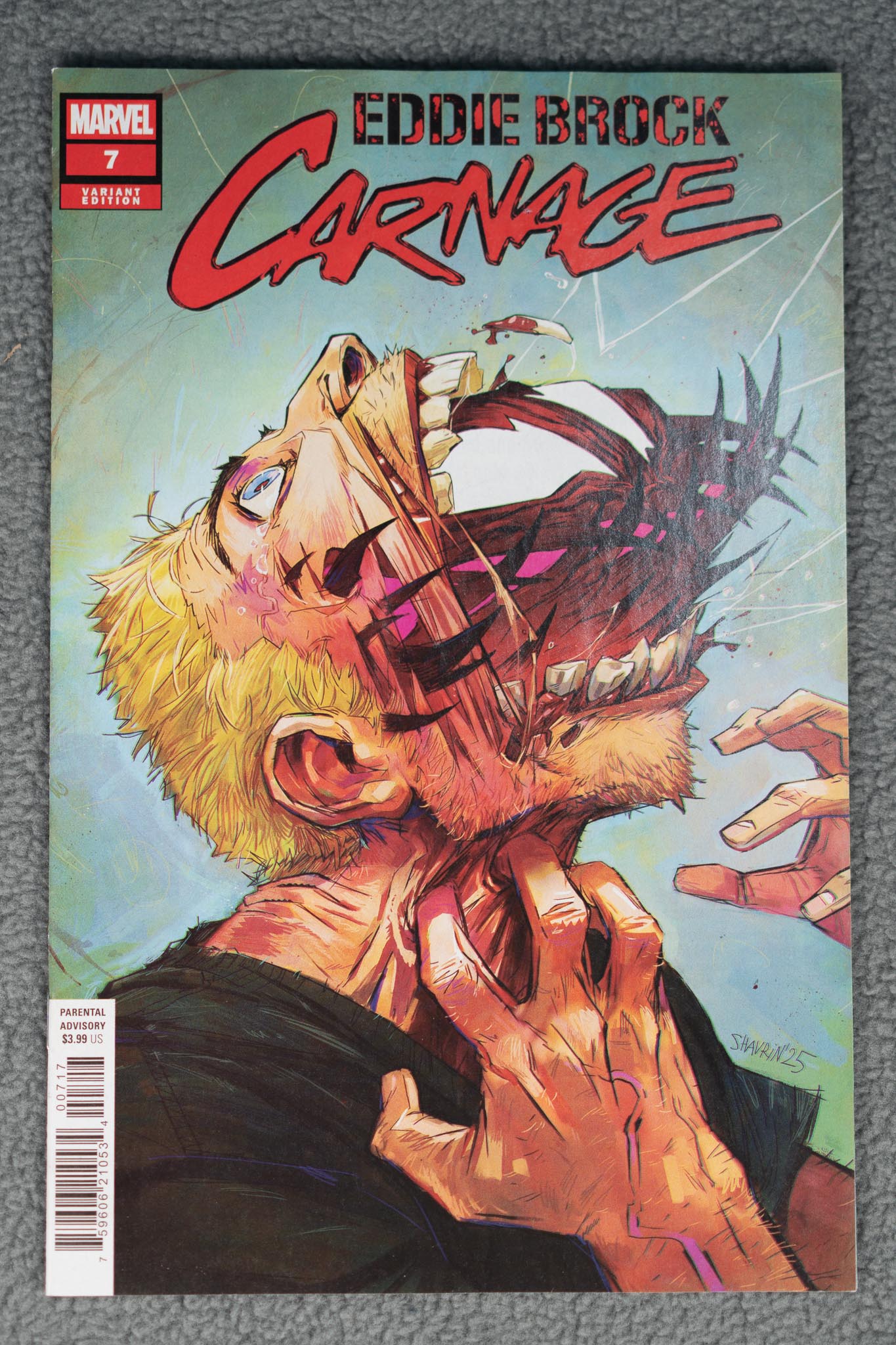 Eddie Brock: Carnage #7 – Ivan Shavrin – 1:25 Incentive Variant