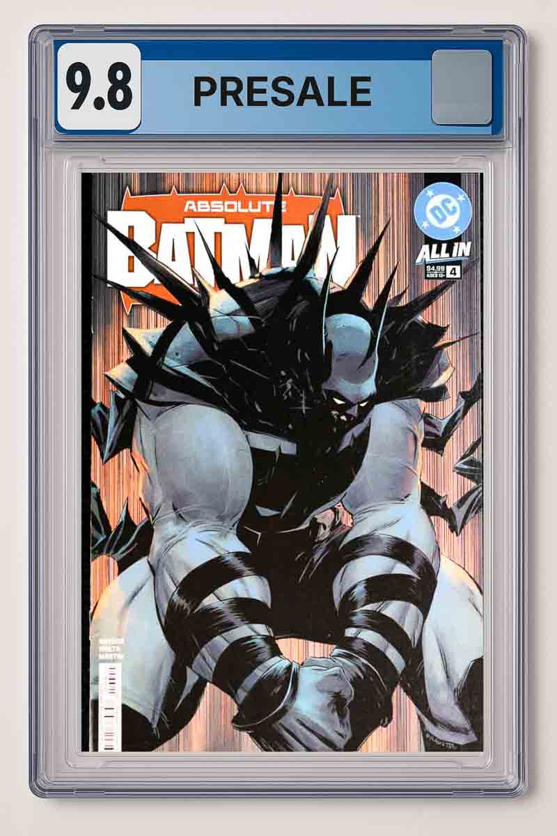 Absolute Batman #4 – CGC 9.8 – First Print – Cover A – Nick Dragotta – PRESALE