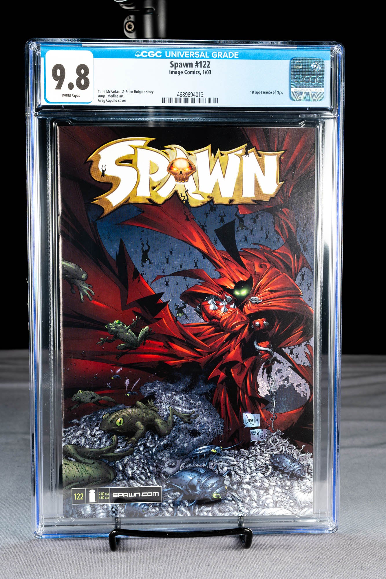 Spawn #122 - Greg Capullo - CGC 9.8 - 1st Appearance of Nyx (She