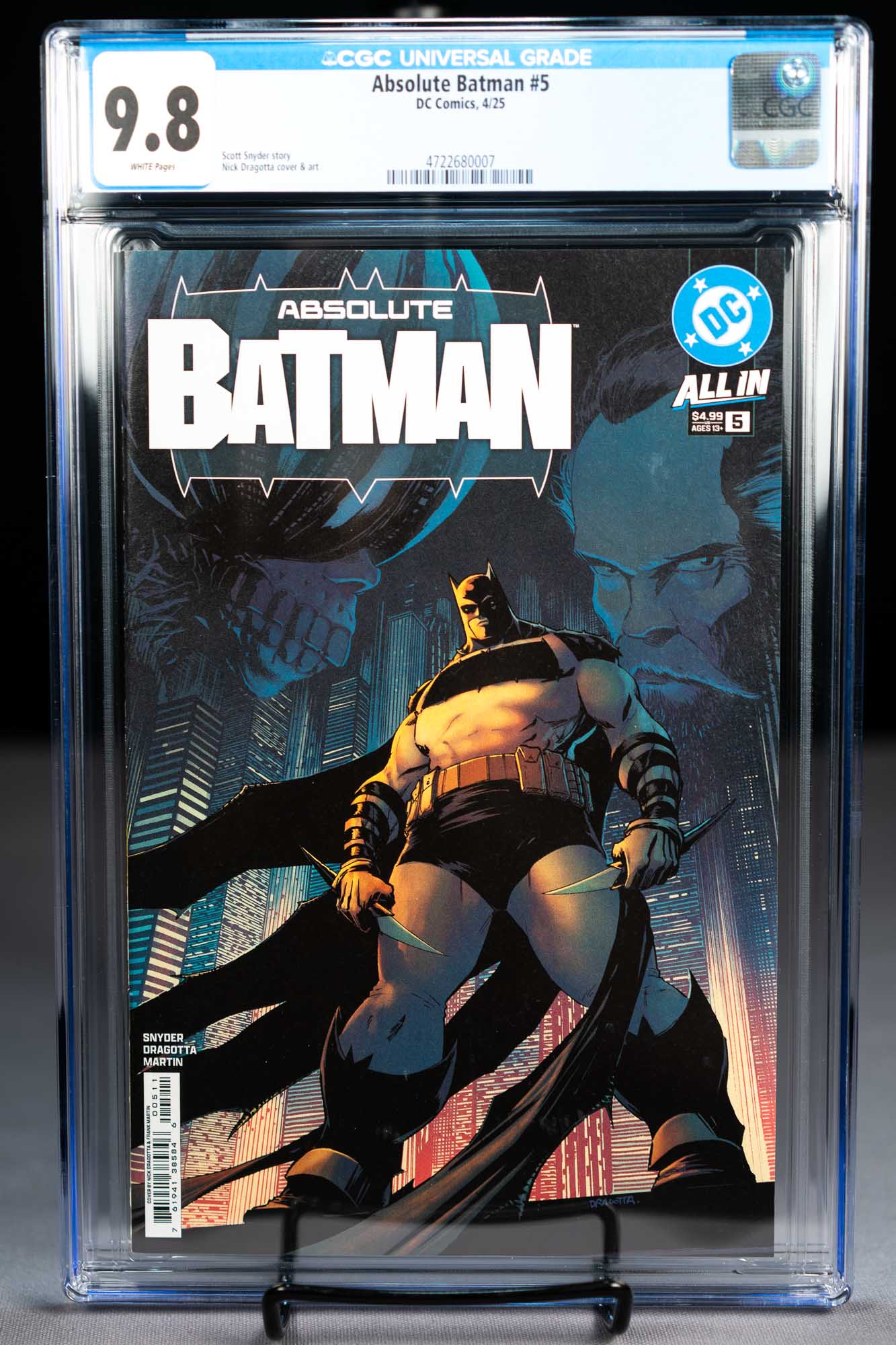 Absolute Batman #5 - CGC 9.8 - Nick Dragotta Cover A - 1st Print