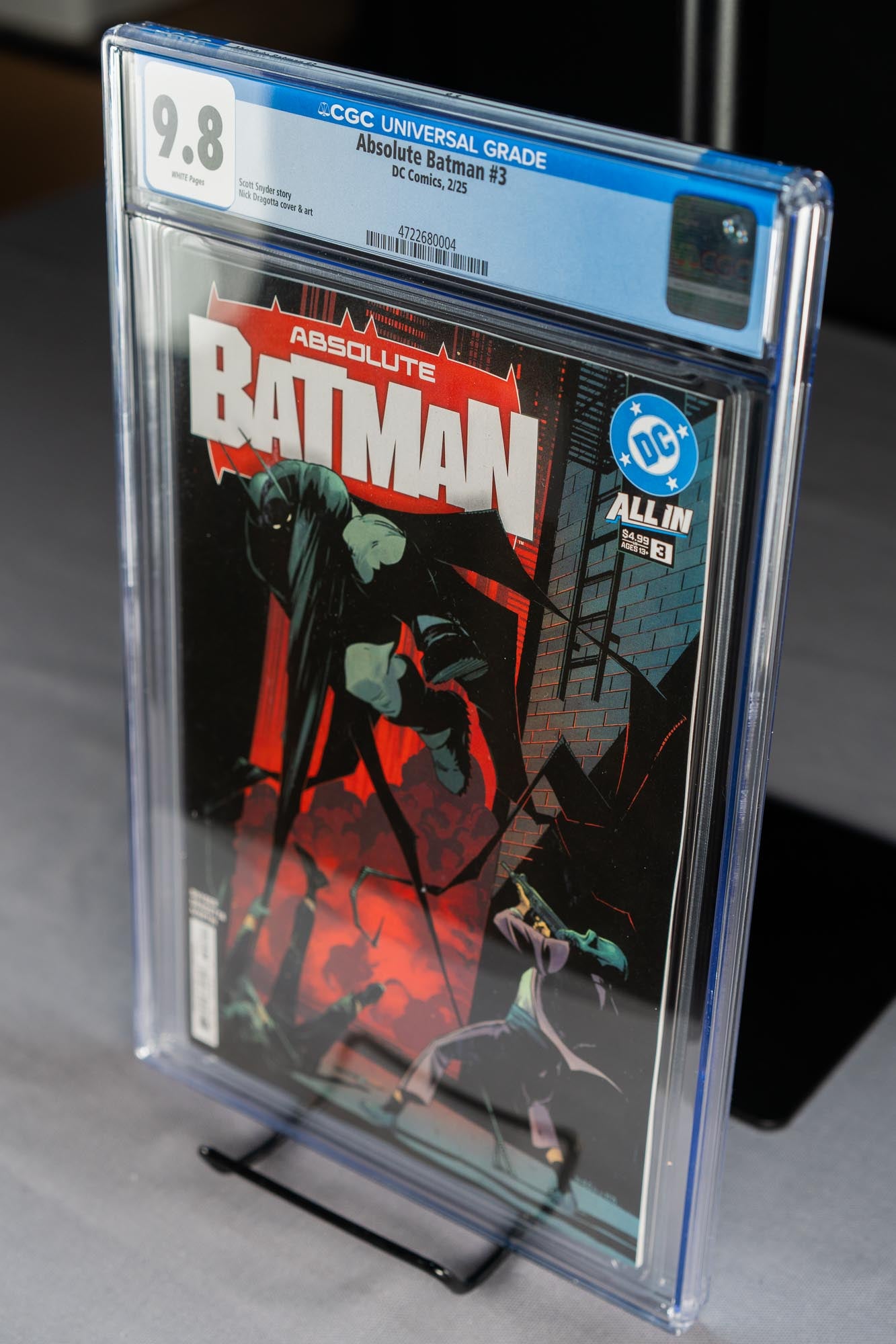 Absolute Batman #3 — CGC 9.8 — 1st Print — Nick Dragotta — Cover A