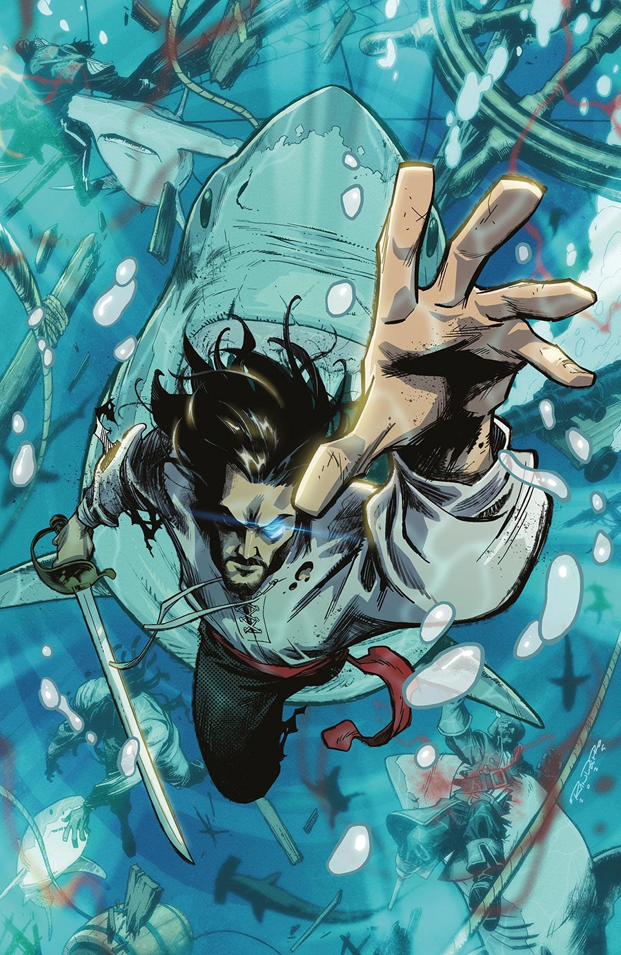 BRZRKR The Bleeding Tide #1 – Khary Randolph – 1:50 Incentive – Virgin Foil