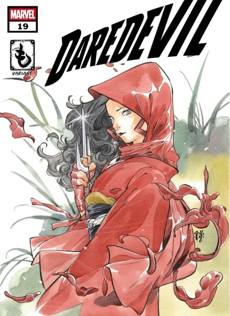 Daredevil 19 Cover B Variant – Peach Momoko Kimono Variant Cover | Meyer’s Parrot Comics