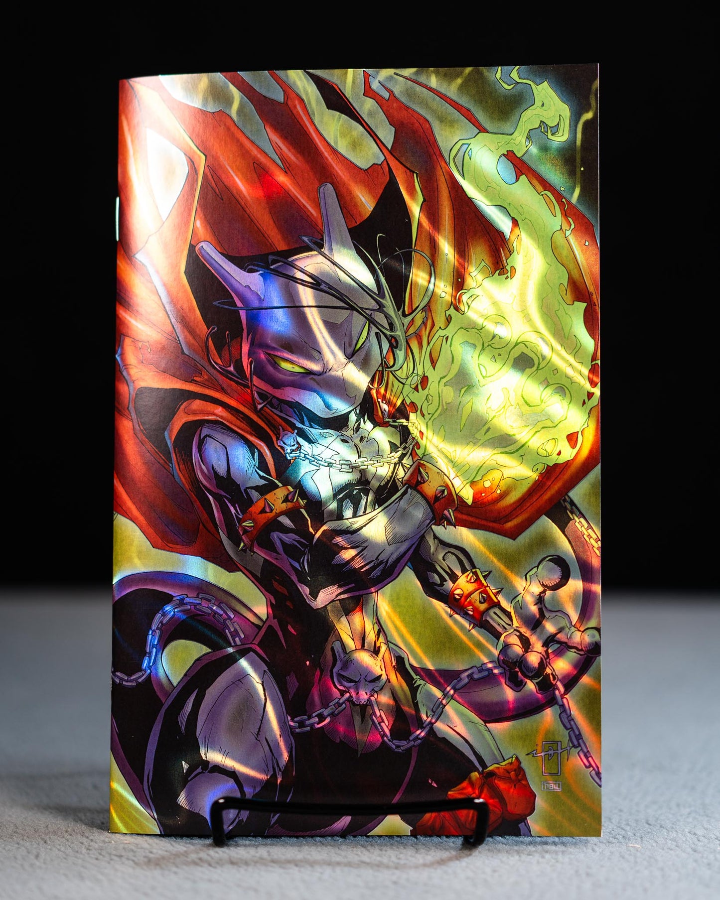 Spawnized Mewtwo – Jonathan Uribe – Lava Foil – Fan Expo Exclusive – Print Run 25 – COA