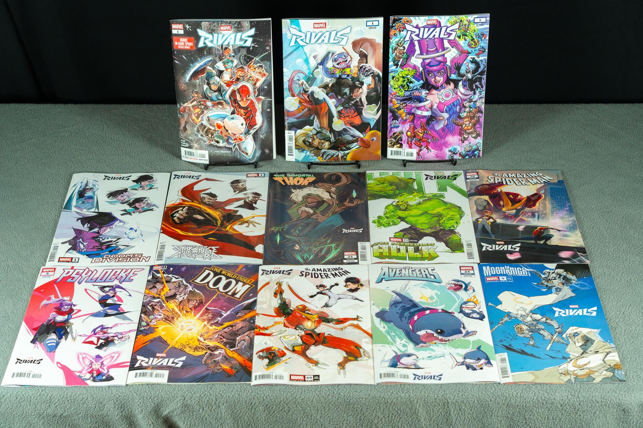 Marvel Rivals Comic Bundle (Full Set of 10 Comics) + Marvel Rivals