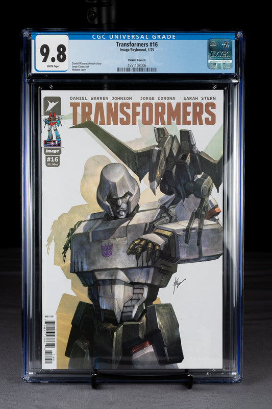 Transformers #16 – 1:50 Incentive Homage Variant – Cover E – CGC 9.8