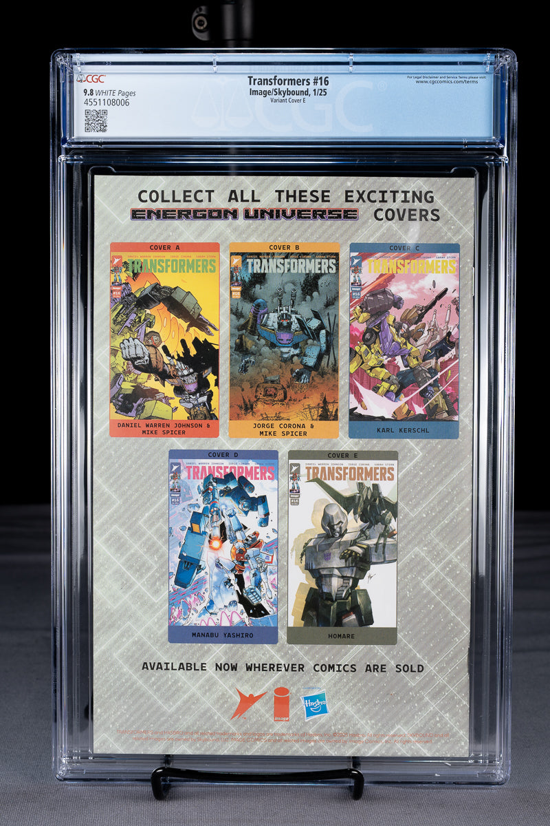 Transformers #16 – 1:50 Incentive — Homage – Cover E