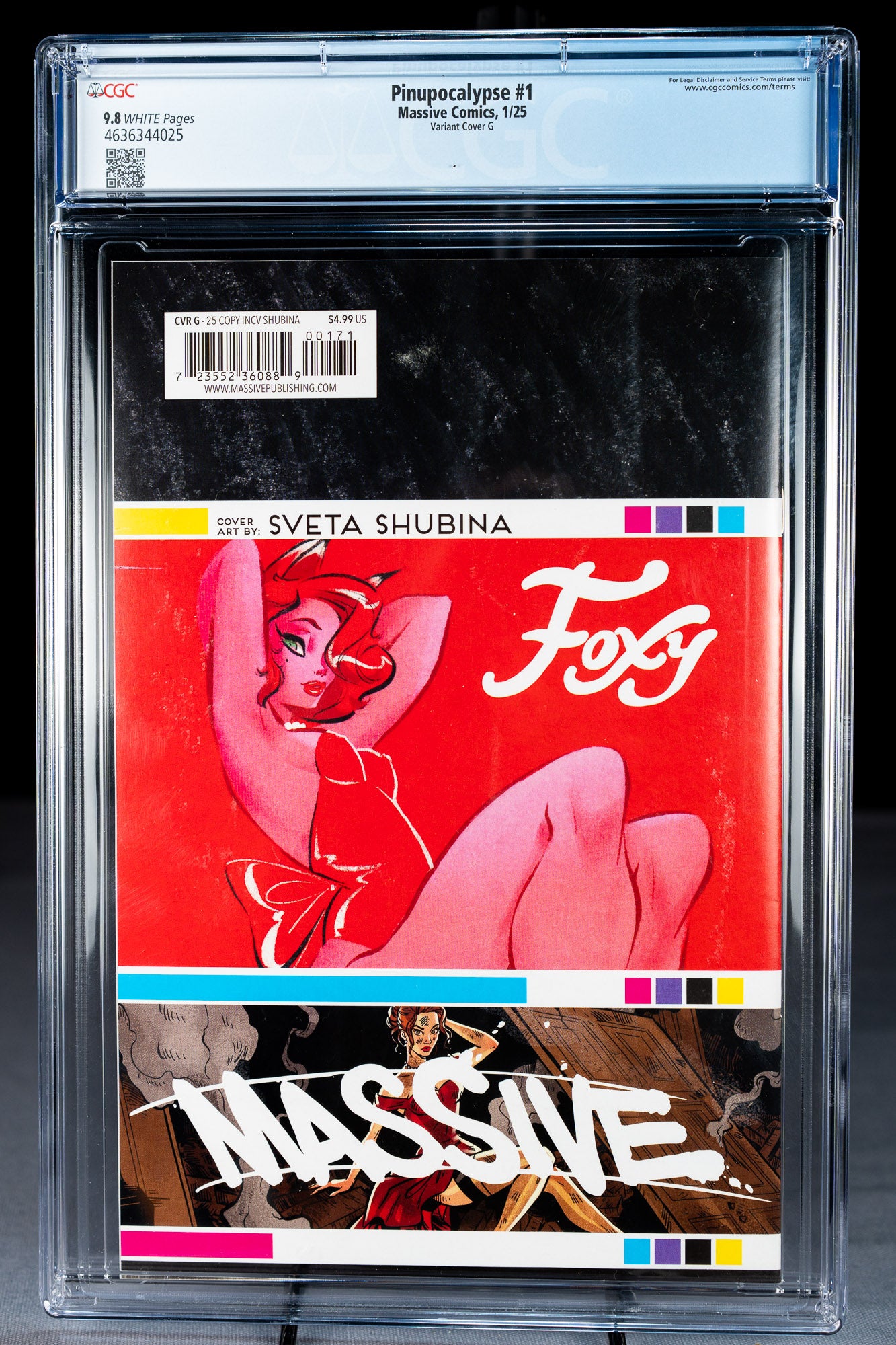 Pinupocalypse #1 — CGC 9.8 — Sveta Shubina — 1:25 Virgin Variant — Cover G