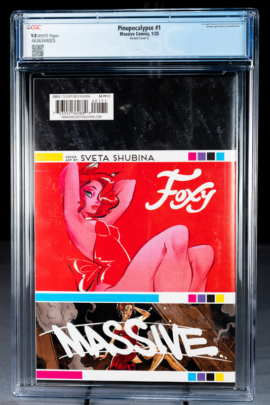 Pinupocalypse #1 — CGC 9.8 — Sveta Shubina — 1:25 Virgin Variant — Cover G