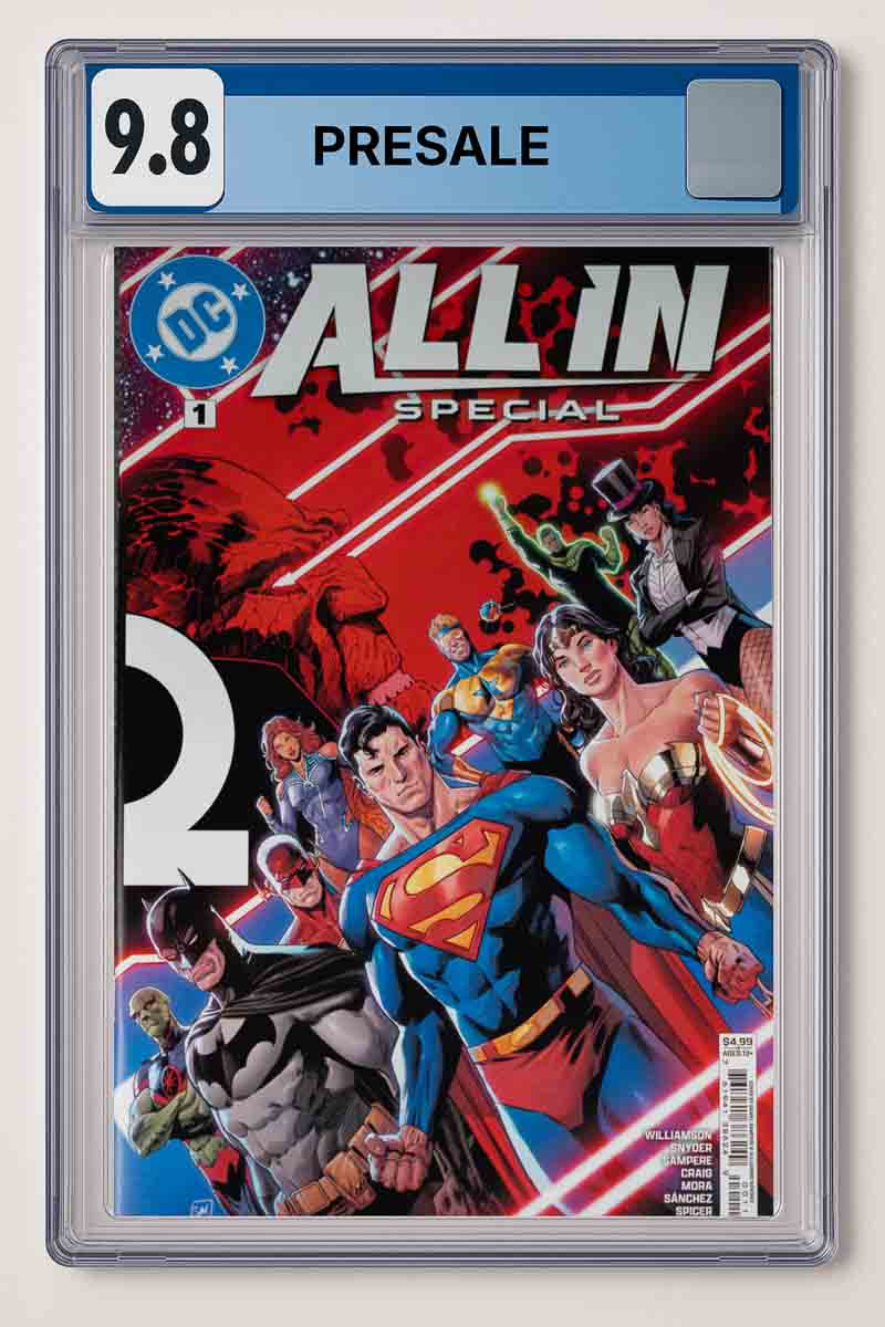 DC ALL IN Special #1 – Daniel Sampere – Cover A – 1st Printing – CGC 9.8 – PRESALE