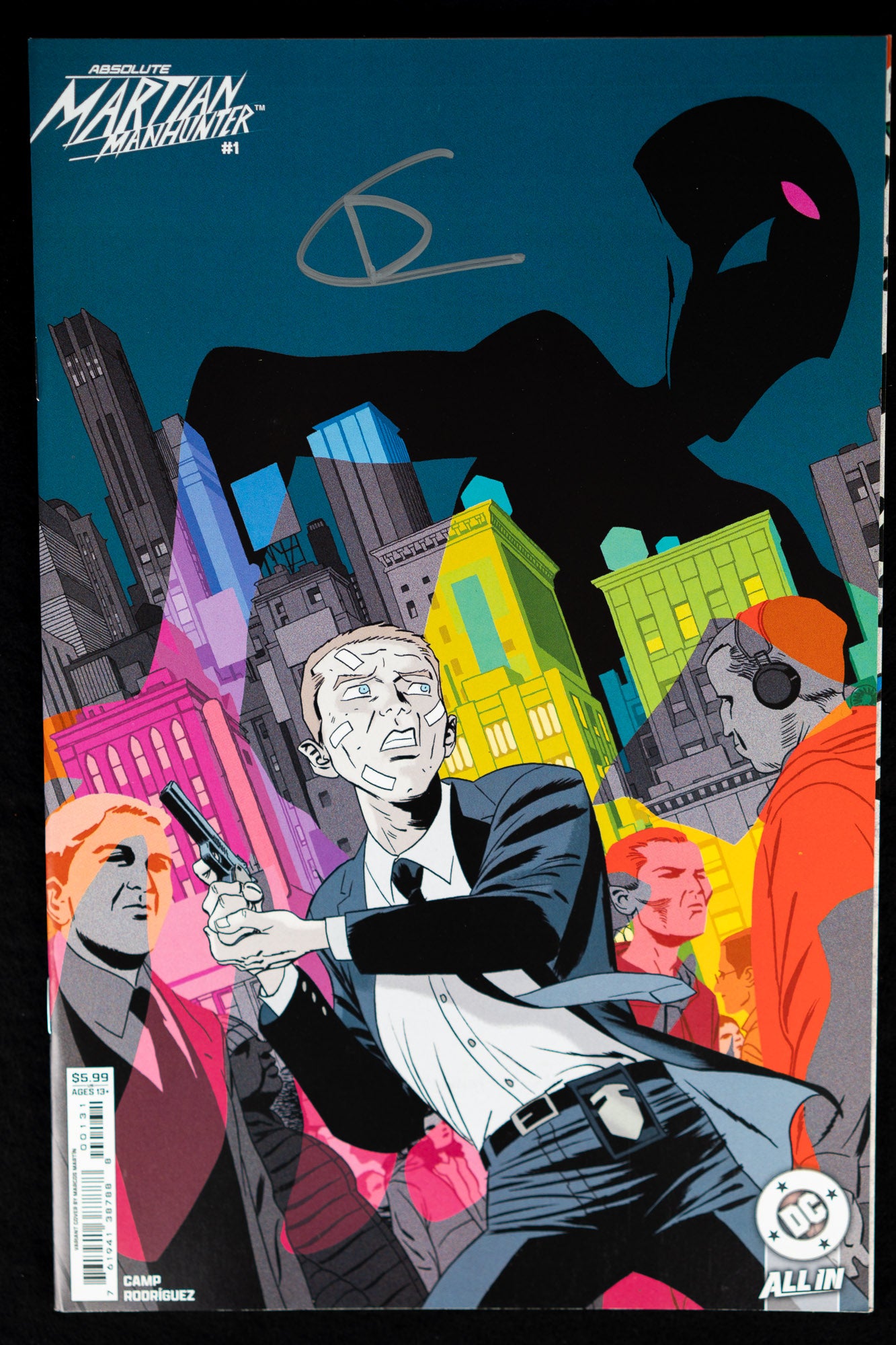 Absolute Martian Manhunter #1 — Signed by Deniz Camp — Marcos Martin —  Cover C — Card Stock — 1st Print