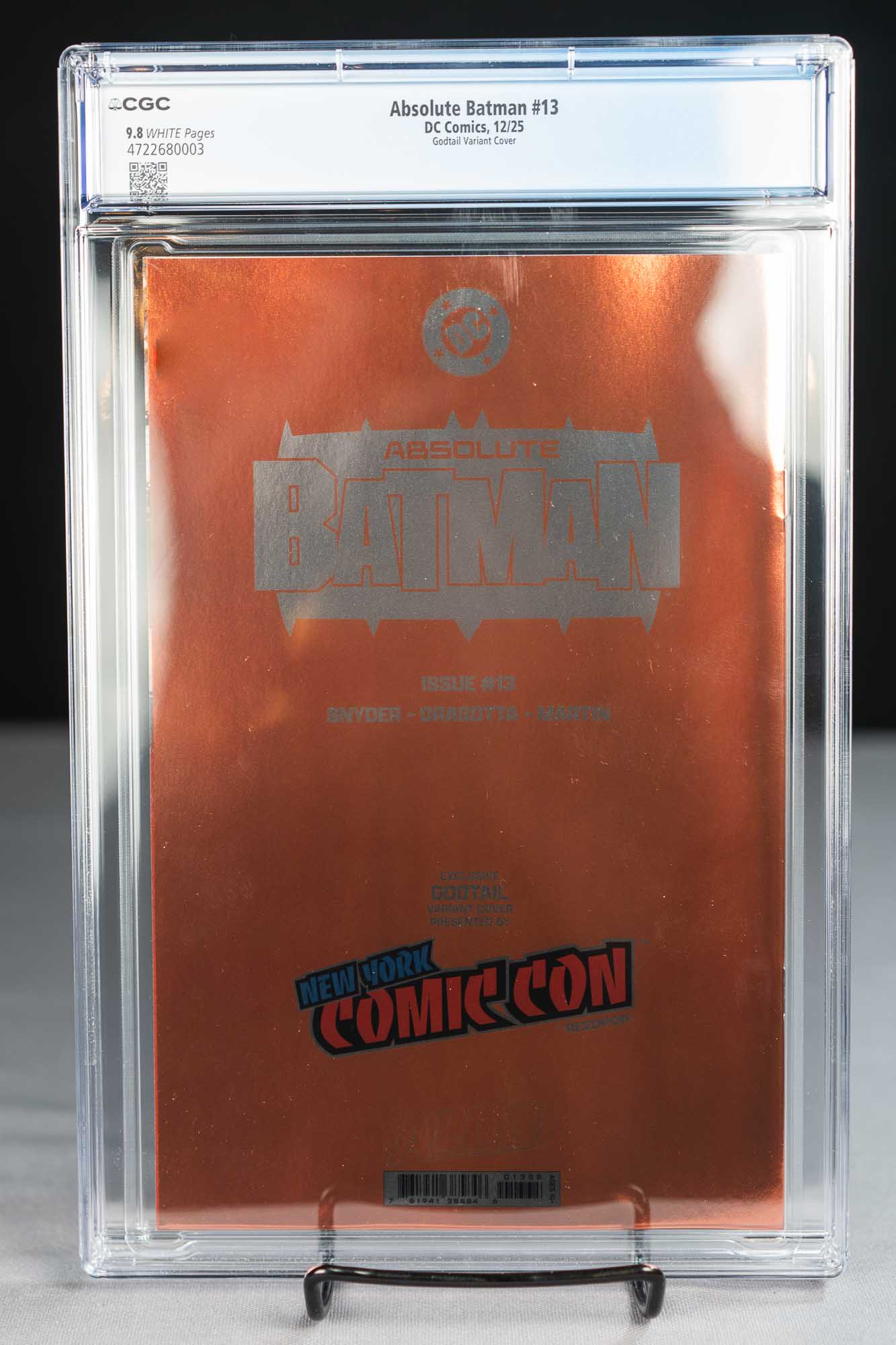 Absolute Batman #13 — CGC 9.8 — Godail — NYCC Con Exclusive 2025 — Foil Variant