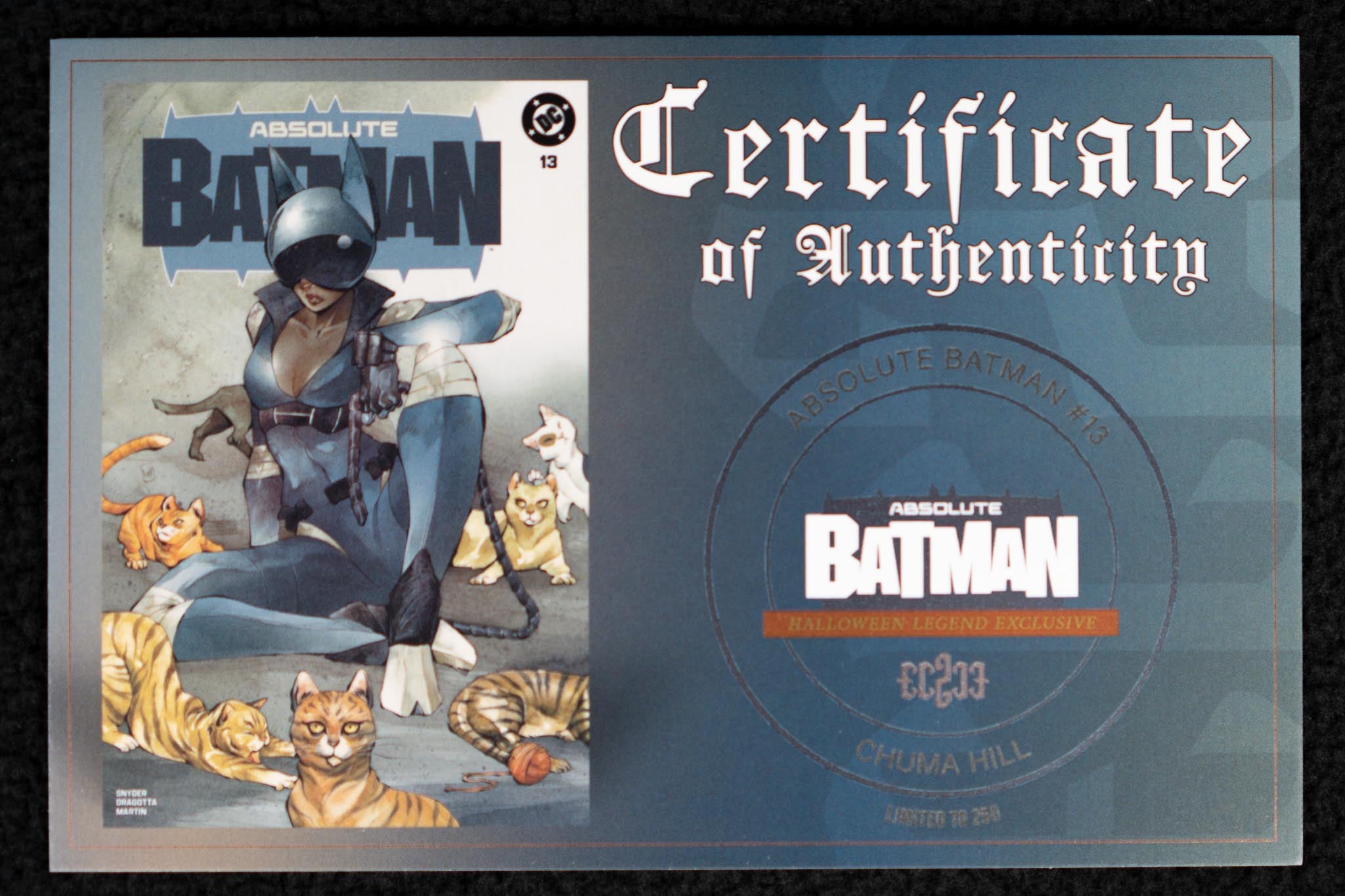 Absolute Batman #13 – Chuma Hill – ECGCE Exclusive – Print Run 250