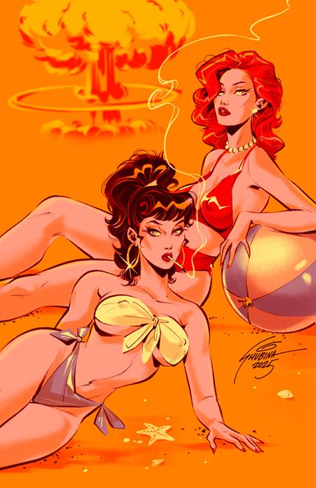 Pinupocalypse 6 – Sveta Shubina 1:25 Cover E Virgin Variant – Final Issue – Retro Sci - Fi Zombie Horror | Meyer’s Parrot Comics