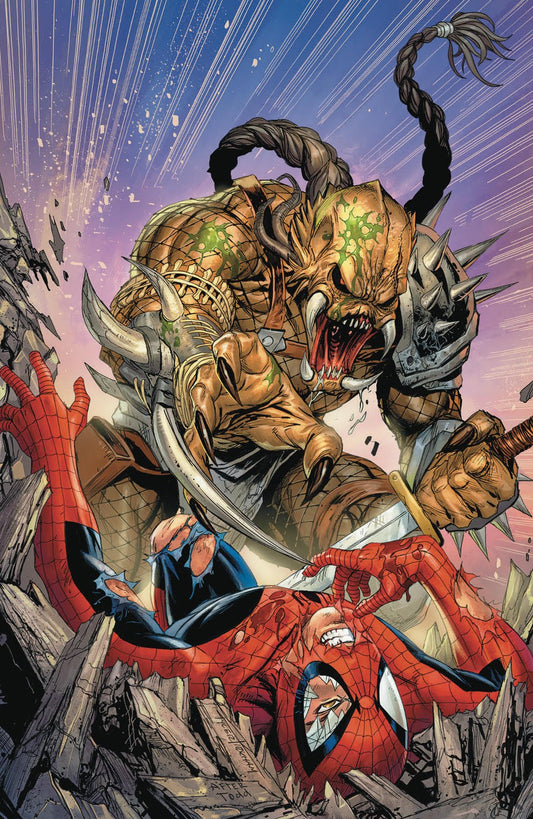 Predator vs Spider - Man 1 – Tyler Kirkham – Virgin Variant – Collector’s Cave Exclusive | Meyer’s Parrot Comics
